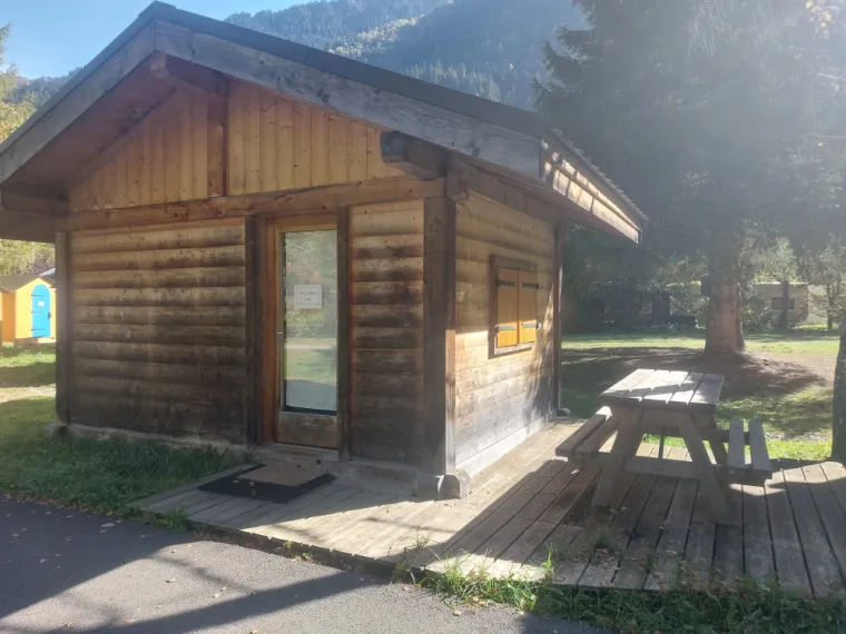 Location Chalet Trappeur Les Contamines-Montjoie, Contamines-Montjoie, Camping Le Pontet