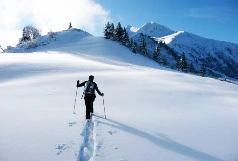 L'hiver est là, Contamines-Montjoie, Camping Le Pontet